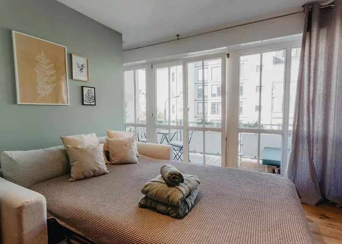 Traber Apartments Im Herzen Leipzigs Balkon Parkplatz
